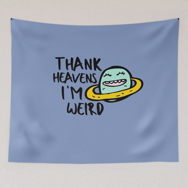 Item preview, Planet Weird Introvert Awkward Relax Cute Funny Sarcastic Happy Fun Inspirational Gift designed and sold by EpsilonEridani.