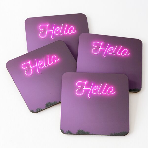 Item preview, Hello Pink Neon Sign  designed and sold by newburyboutique.