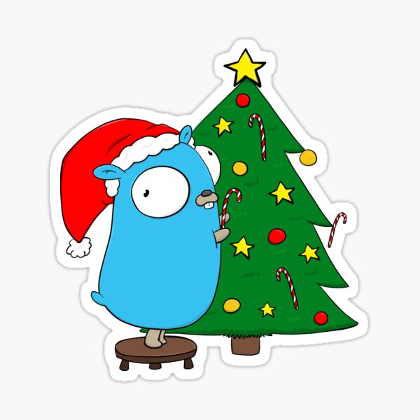 Item preview, Christmas Tree Gopher designed and sold by MariaNinfa.