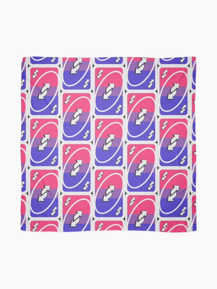 Bi Pride Uno Reverse Card Scarf By Goath Redbubble