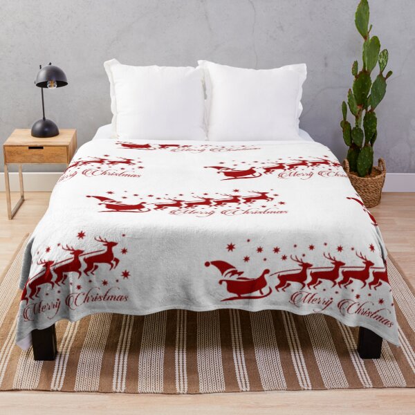 Aperçu de l'œuvre Motif mignon Sleigh Santa créée et vendue par Poetic Patterns Studio.
