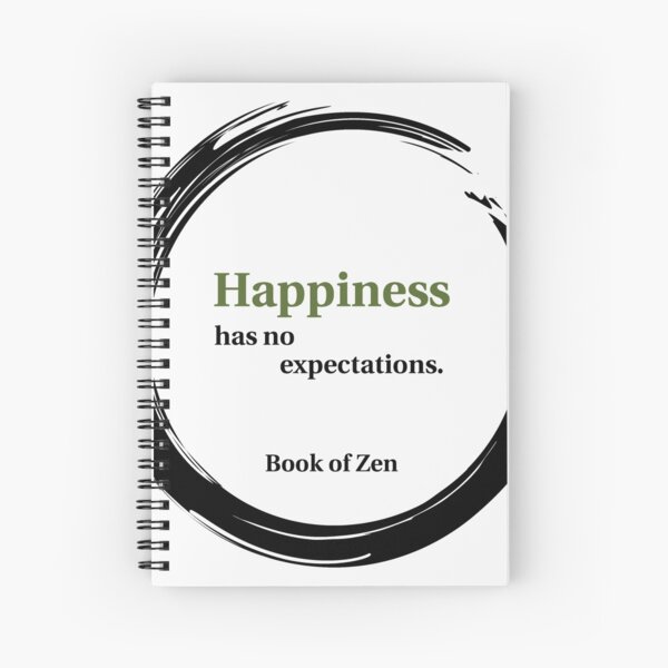 Item preview, Zen Happiness Quote designed and sold by bookofzen.