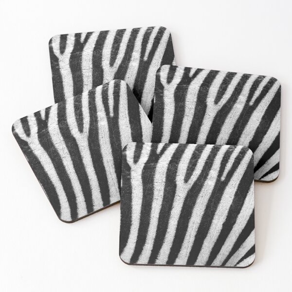 Item preview, Zebra Print Pattern, Monochrome black and white animal print designed and sold by Syman Kaye.