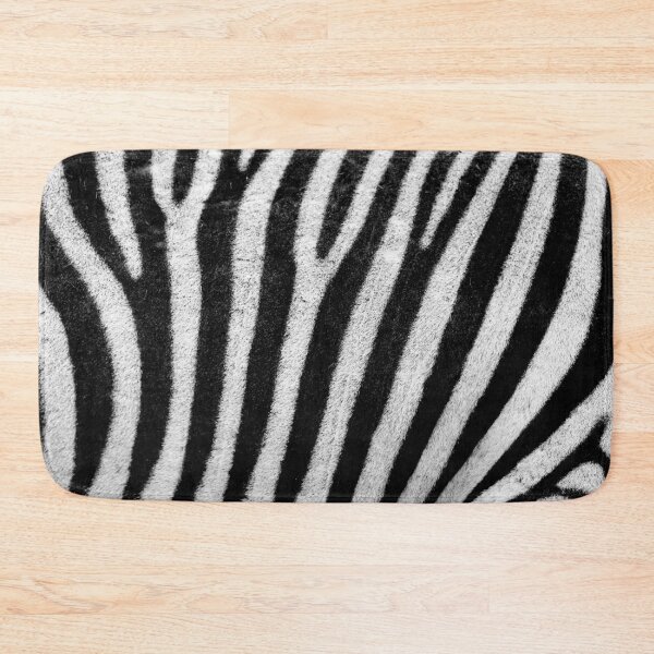 Item preview, Zebra Print Pattern, Monochrome black and white animal print designed and sold by Syman Kaye.