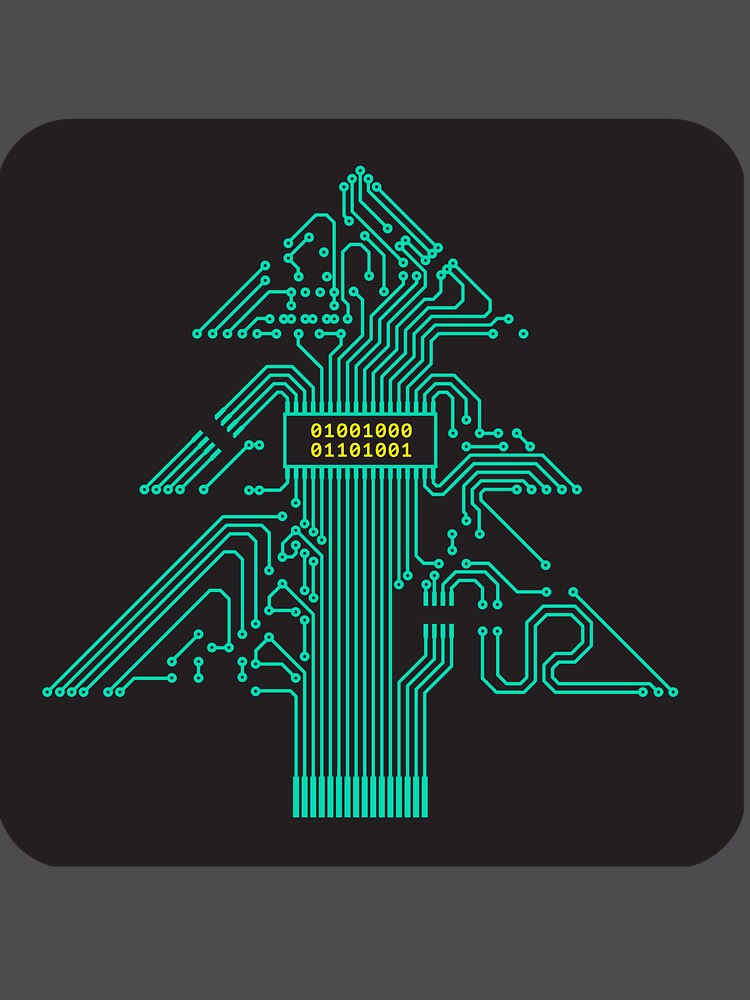 Thumbnail 6 of 6, Premium Oversized Sweatshirt, Binary tree :: designed and sold by RunesForest.