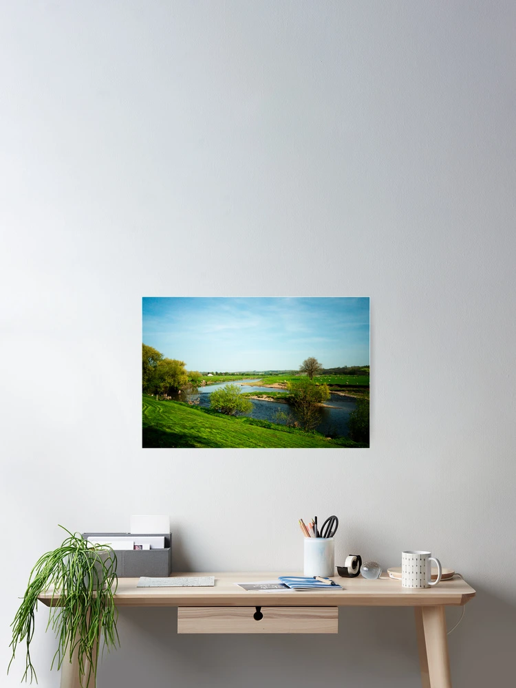 Thumbnail 2 of 3, Poster, River Ribble At Ribchester designed and sold by John Hare.