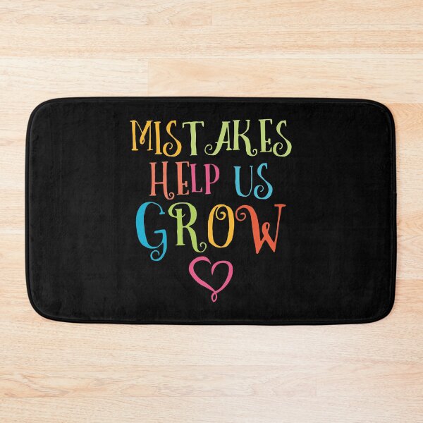 Item preview, Mistakes Help Us Grow I Positivity Quotes Sayings designed and sold by 2blackcherries.