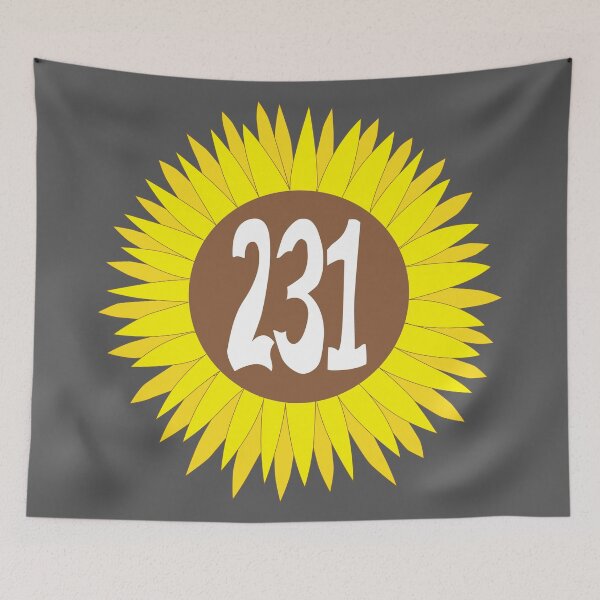 Item preview, Hand Drawn Michigan Sunflower 231 Area Code designed and sold by itsrturn.