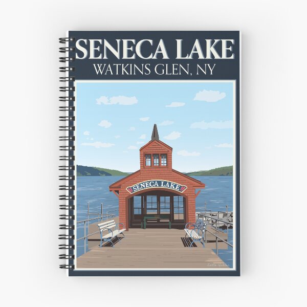 Artikelvorschau, Seneca See-Plakat entworfen und verkauft von Katie Hobler.