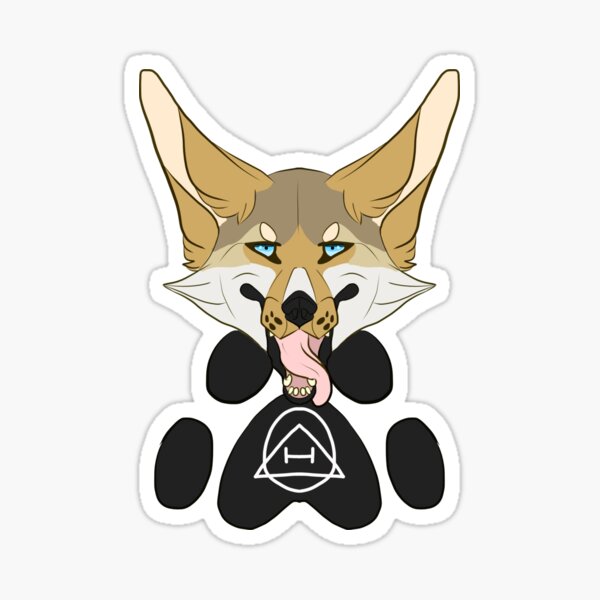 Transgender Therian Wolf Sticker for Sale by Soren's Wonder Emporium