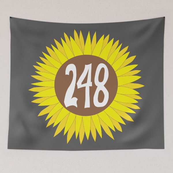 Item preview, Hand Drawn Michigan Sunflower 248 Area Code designed and sold by itsrturn.