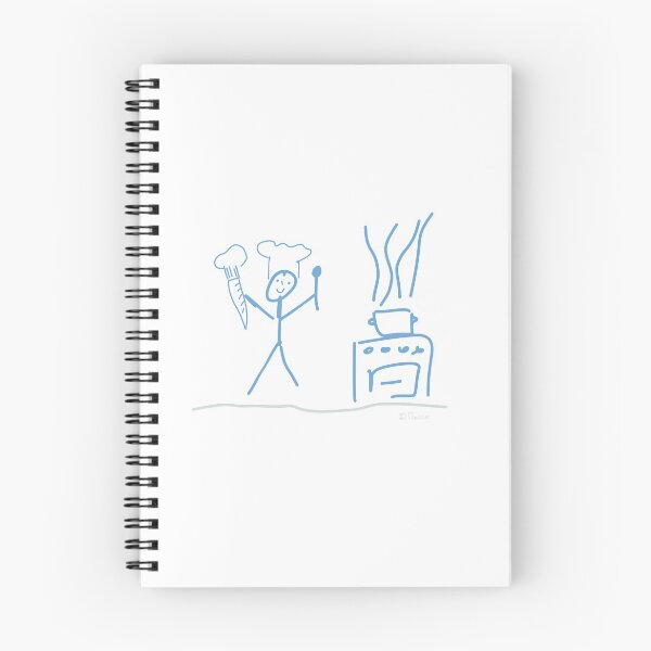 Item preview, Chef stick figure, work profession restaurant designed and sold by KlareLinie.