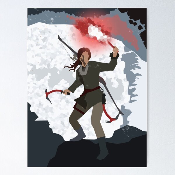 Item preview, RISE OF THE TOMB RAIDER Poster designed and sold by AndrewHaagArt.