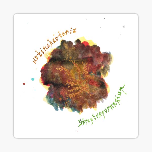 Actinobacteria Art Prints Sticker