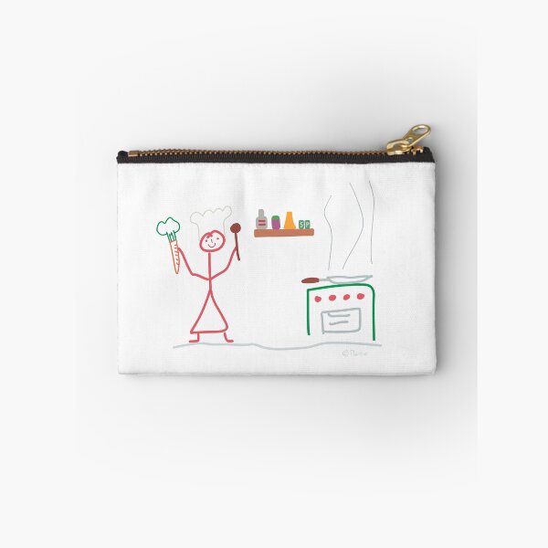 Item preview, Chef stick figure, work job food hobby food cooking spoon designed and sold by KlareLinie.