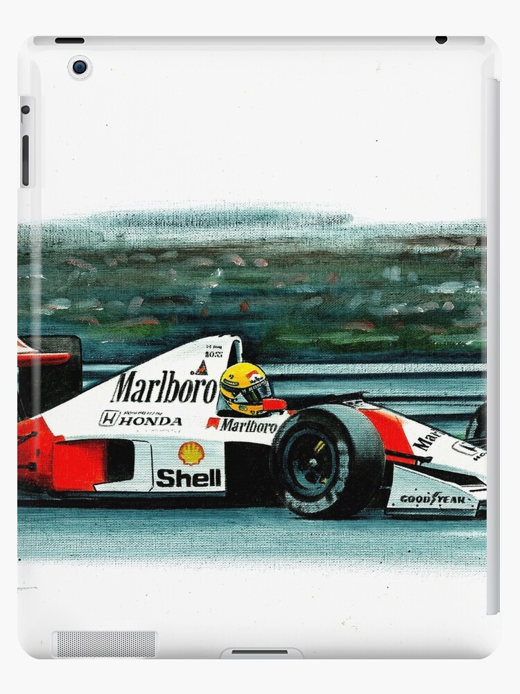 Ayrton Senna Mclaren Mp4 5b Wc 1990 Ipad Case Skin By Oleynik