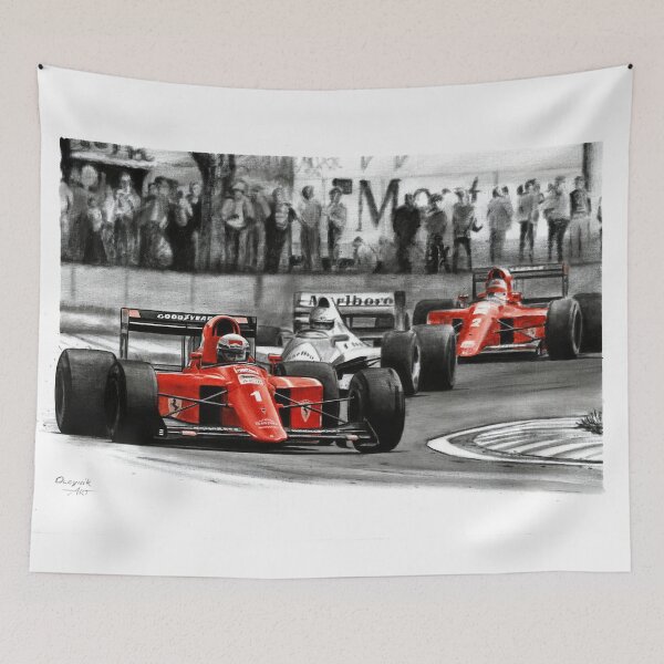 Artikelvorschau, Alain Prost. Ferrari 1990 entworfen und verkauft von Artem Oleynik.