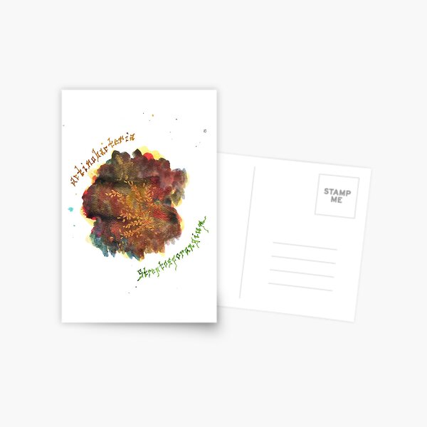 Actinobacteria Greeting Card Postcard