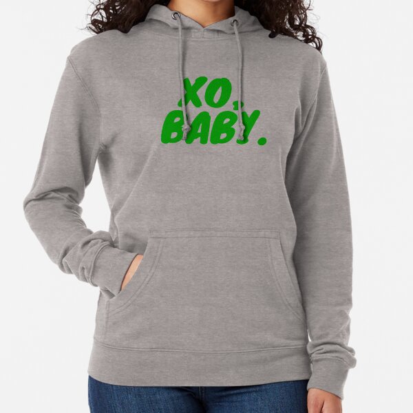 XO, Baby (Green) Lightweight Hoodie