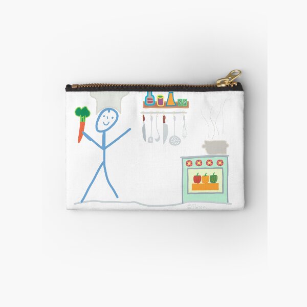 Item preview, Cook stick figure, leisure hobbies pot vegetable star chef vegetarian designed and sold by KlareLinie.