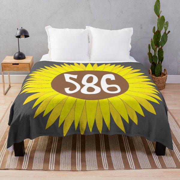 Item preview, Hand Drawn Michigan Sunflower 586 Area Code designed and sold by itsrturn.