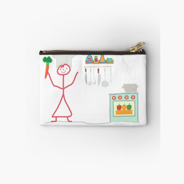 Item preview, Cook stick figure, leisure hobbies pot vegetable star chef vegetarian designed and sold by KlareLinie.