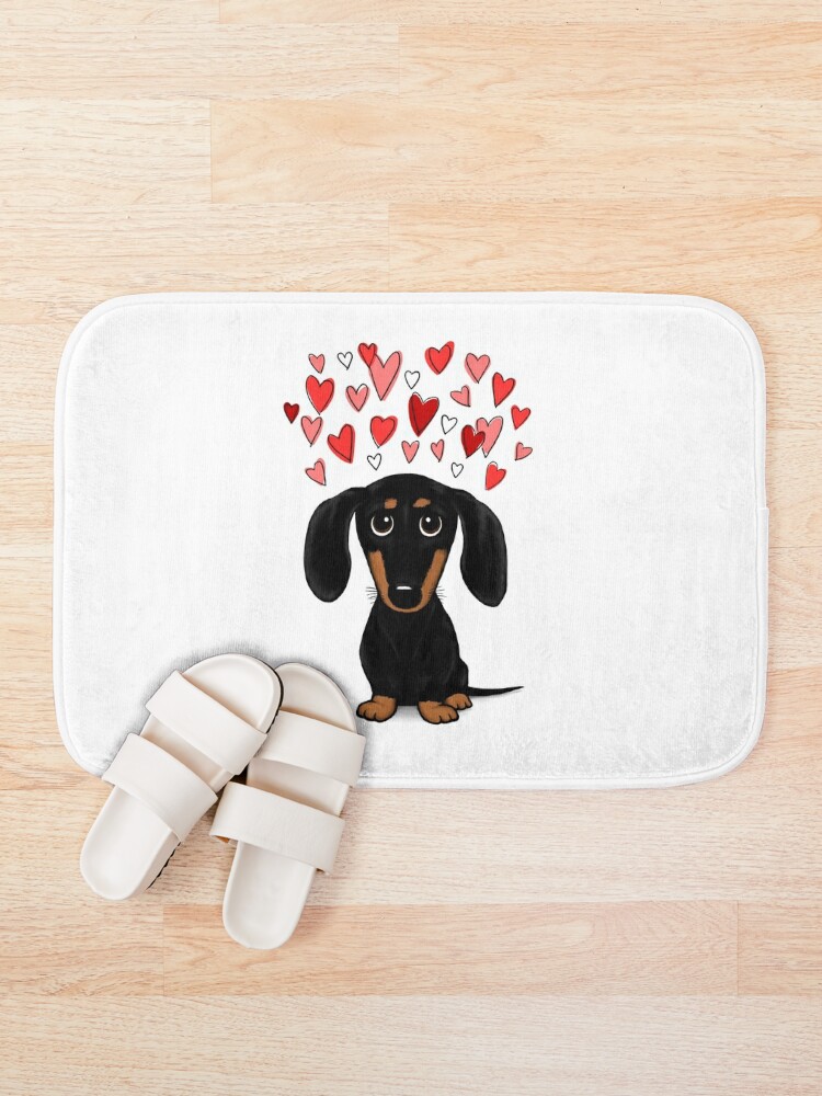 Cartoon Dog Bath Rug