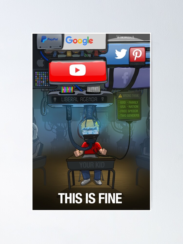 Alternate view of Big Tech: This is Fine Poster