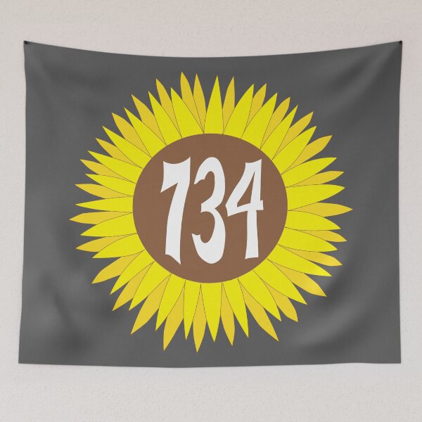 Item preview, Hand Drawn Michigan Sunflower 734 Area Code designed and sold by itsrturn.