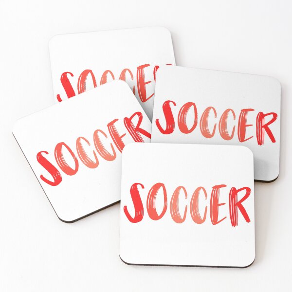 Item preview, fun Soccer word in red designed and sold by AllShirts21.