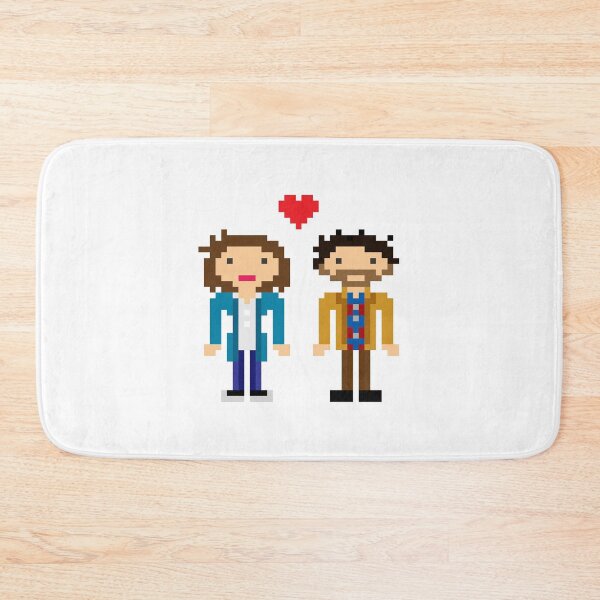 Item preview, Miranda & Gary pixel art designed and sold by alfrescotree.
