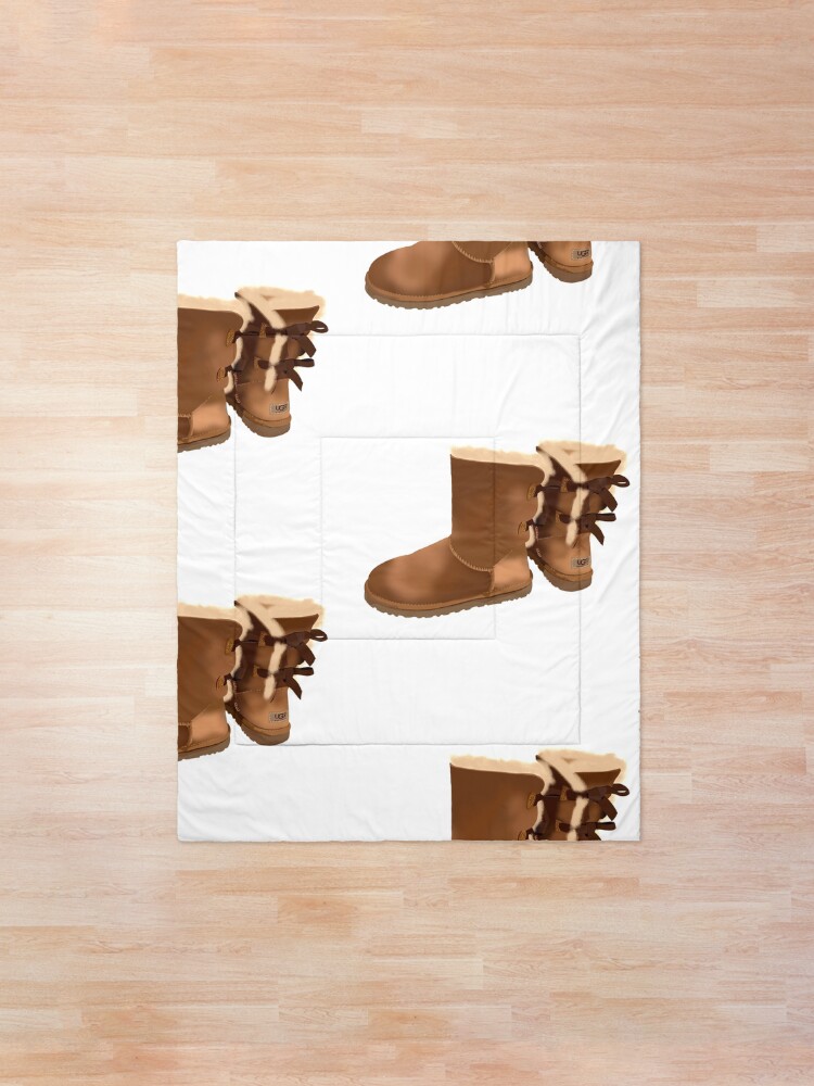 tan ugg comforter