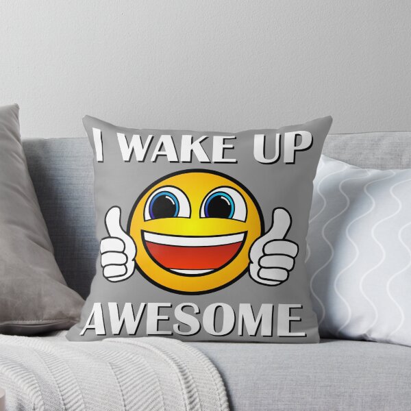 Item preview, I wake up awesome designed and sold by AMagicalJourney.
