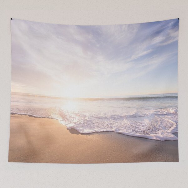 Item preview, Ocean - Land and Sea from Above Blue Ocean Photo designed and sold by Syman Kaye.