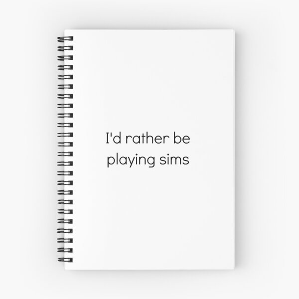 Item preview, I'd Rather be Playing Sims designed and sold by emilywerfel.