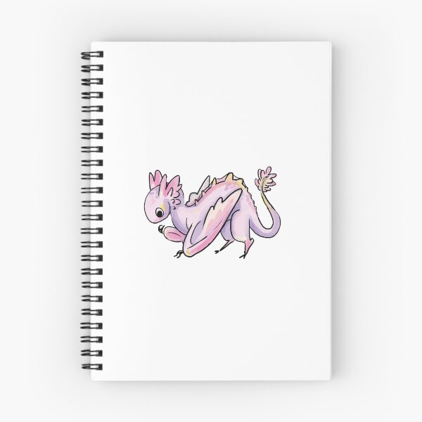 Artikelvorschau, Doodle Drachen - rosa Wyvern entworfen und verkauft von RobainaDesigns.