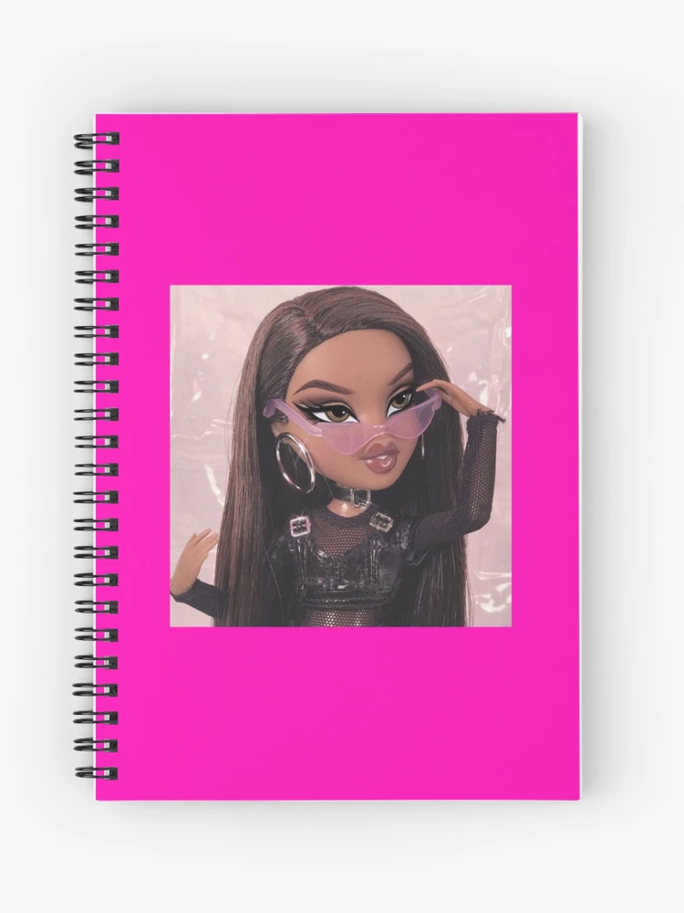 Y2k Aesthetic Pink Bratz Doll Spiral Notebook by Price Kevin