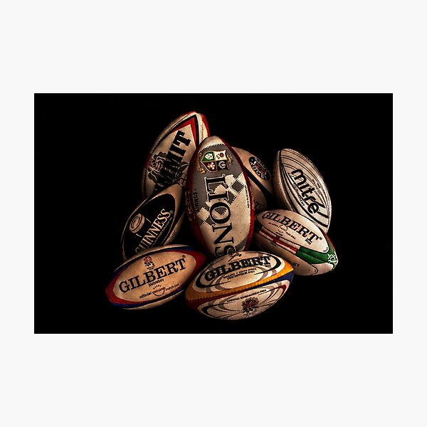 Pelotas de rugby Lámina fotográfica