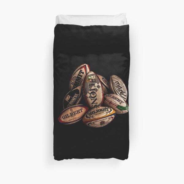 Rugby Balls Duvet Cover