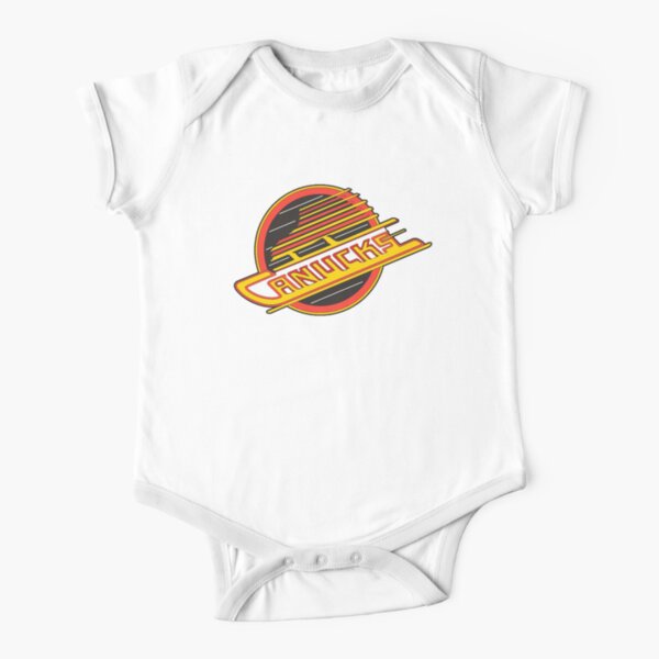 Vancouver Hockey - Retro Canucks Skate Short Sleeve Baby One-Piece