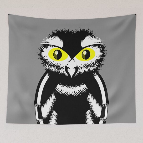 Item preview, Black and White Owl designed and sold by piedaydesigns.