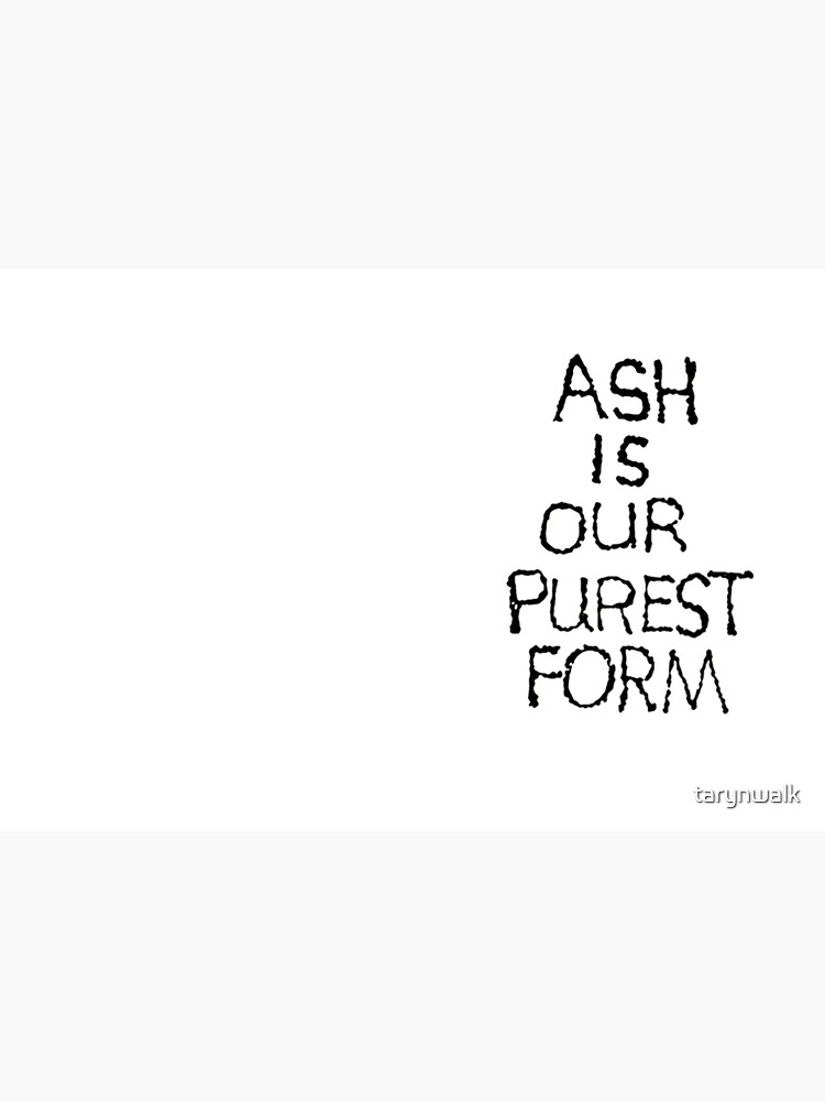 "Ash Is Our Purest Form Lil Peep" Hardcover Journal by tarynwalk | Redbubble