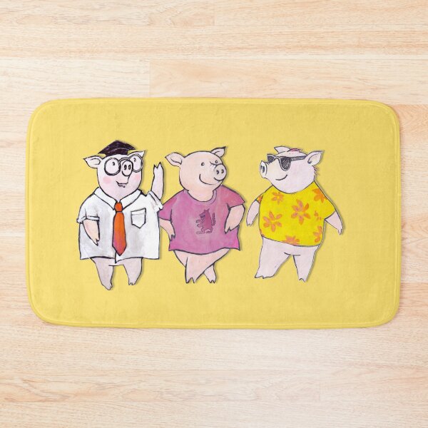 Item preview, The 3 little pigs ignore the big bad wolf designed and sold by reflejArte.