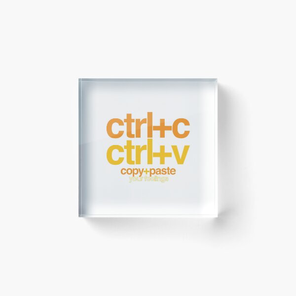 Item preview, Copy+Paste Your Feelings designed and sold by the-type-store.