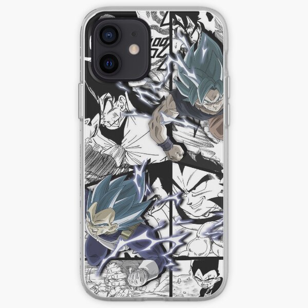 Version manga Goku et Vegeta Dragon ball super Coque souple iPhone