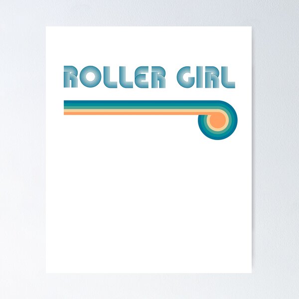 Item preview, Roller Girl cool and groovy retro 1970s rollerskates designed and sold by billyperks.