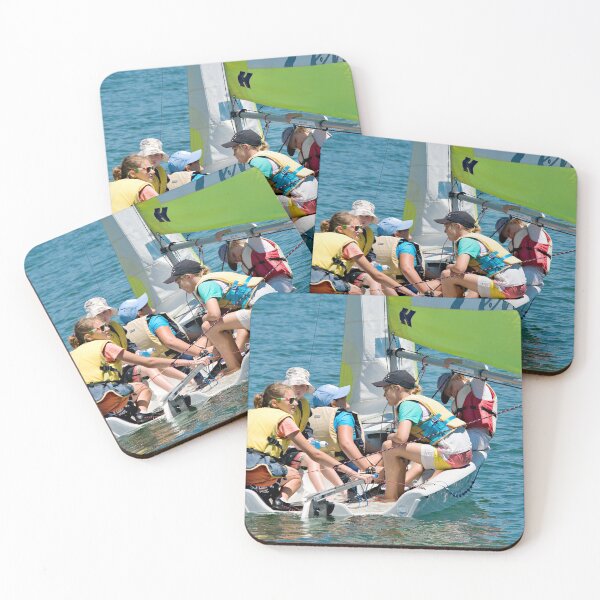 Item preview, Children having fun sailing on the Gosford Broad Water.  designed and sold by sunnypicsoz.