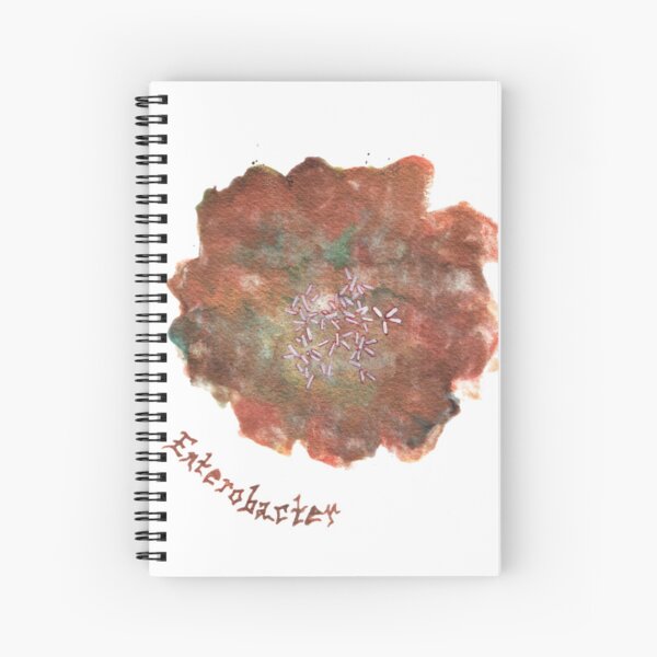 Enterobacter Art Prints Spiral Notebook