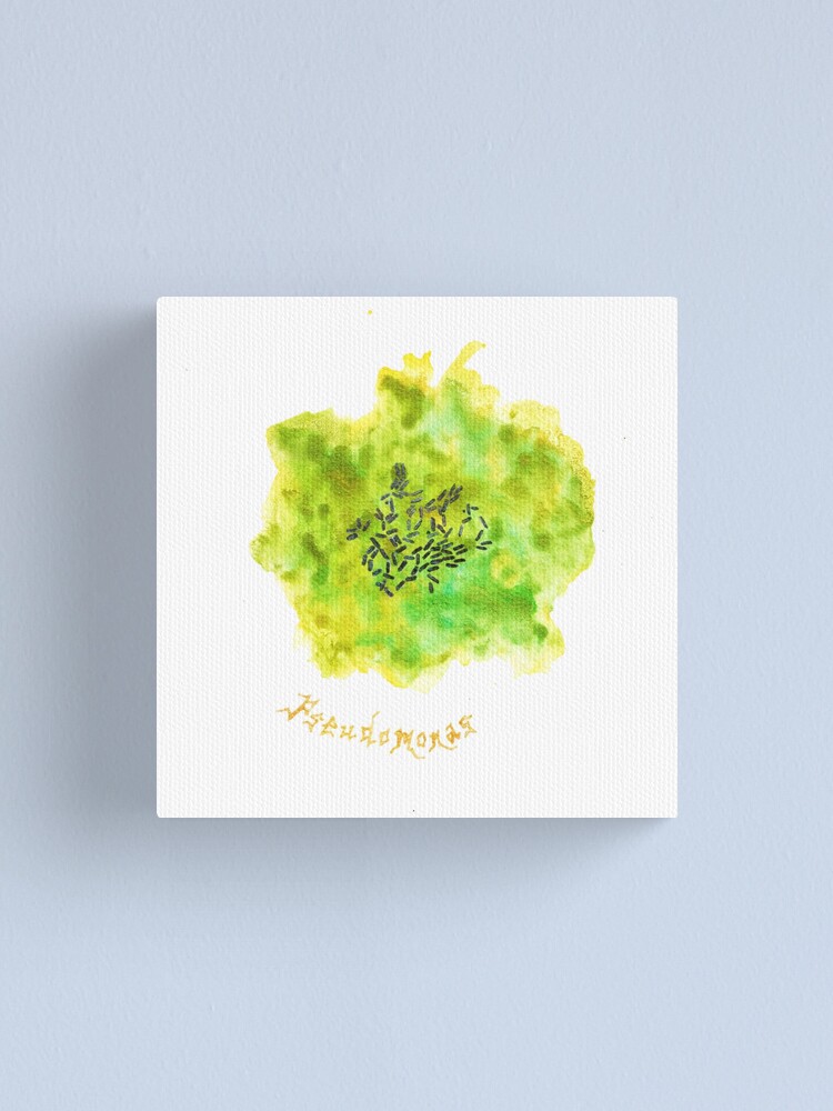 Alternate view of Pseudomonas Art Prints Canvas Print