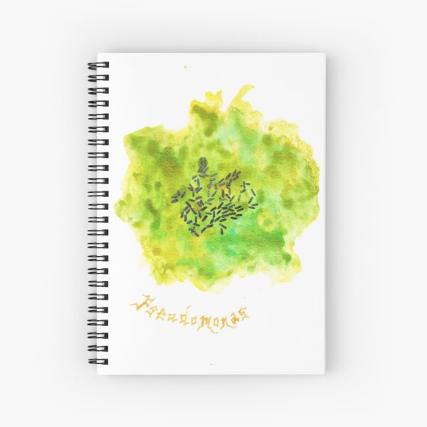 Pseudomonas Art Prints Spiral Notebook